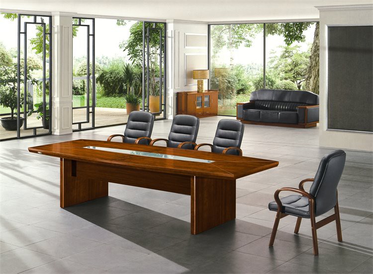 Solid Veneer Surface Meeting Table (2)_
