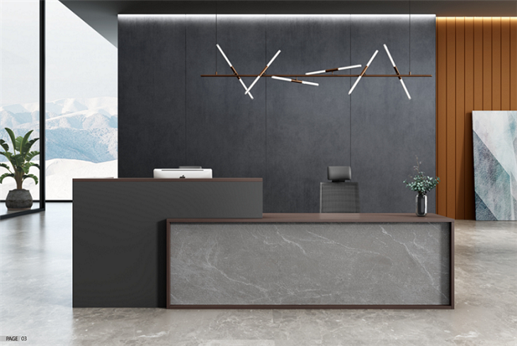 Custom Office Reception Desk