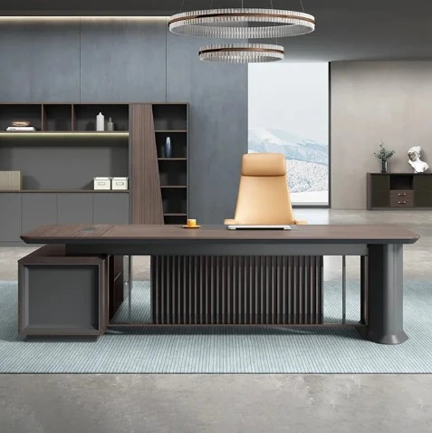 Luxury Wooden Boss Office Table