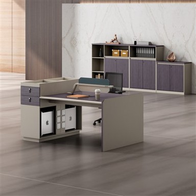 2 Person Workstation With Socket Mounting Hole