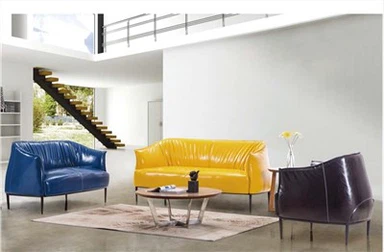 Bright Color Leather Sofa