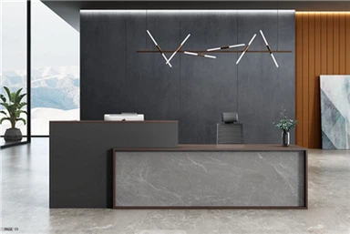 Custom Office Reception Desk