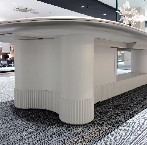 Luxury Conference Table Boardroom Table With Power factory