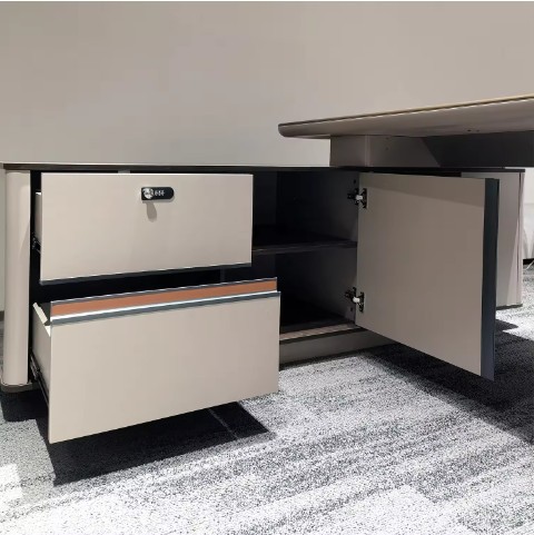 Modern L Shape Boss Executive Office Desk