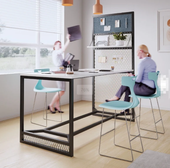 Modern Nordic Leisure Office Bar Table With Power Socket