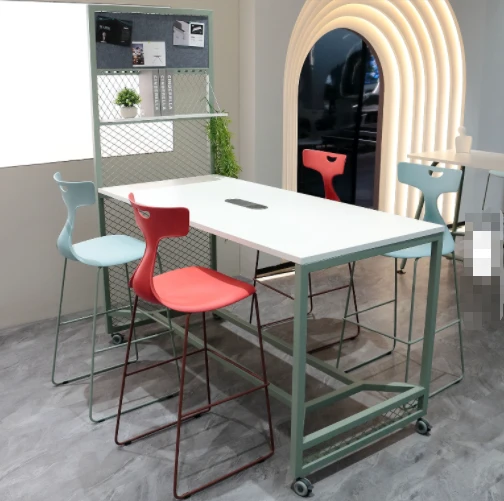 Modern Nordic Leisure Office Bar Table With Power Socket suppliers