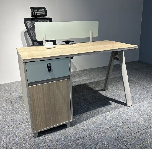 Modern Staff 2-Seat Office Desk Workstation