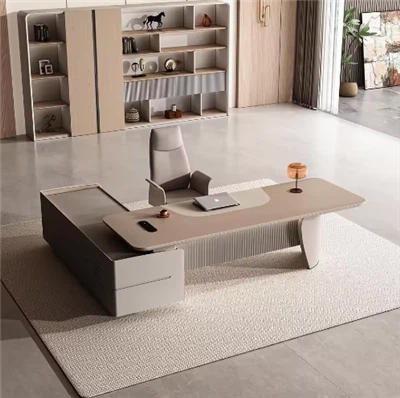 L-Shape Office Furniture CEO Executive Desk