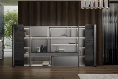 Luxury Large Capacity MDF Wooden Office Cabinet