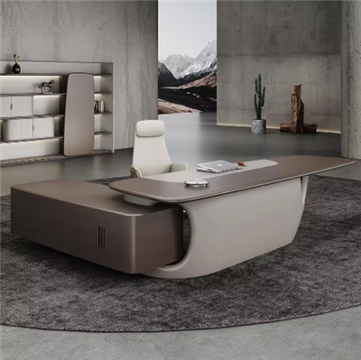 Modern L Shaped CEO Office Executive Table