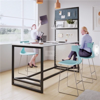 Modern Nordic Leisure Office Bar Table With Power Socket