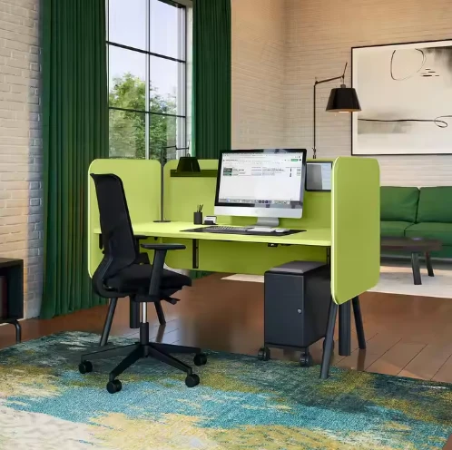 Wood Tabletop Screens Acoustic Partition Panel